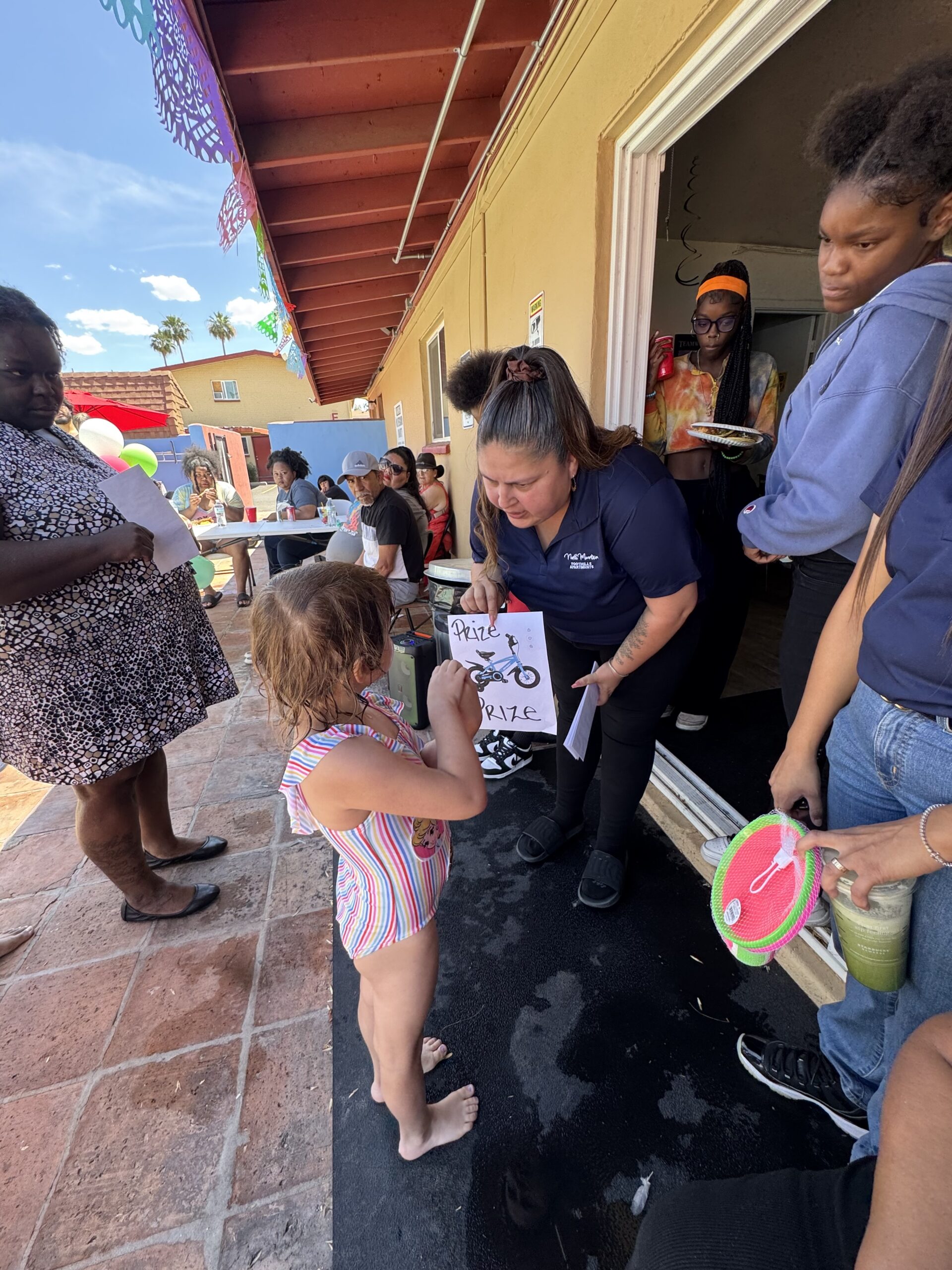 Arts and crafts at the community celebration