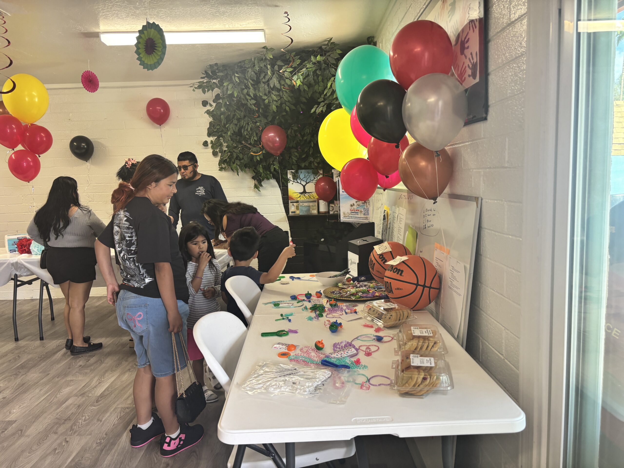 Food and fun at a Mattgab community event