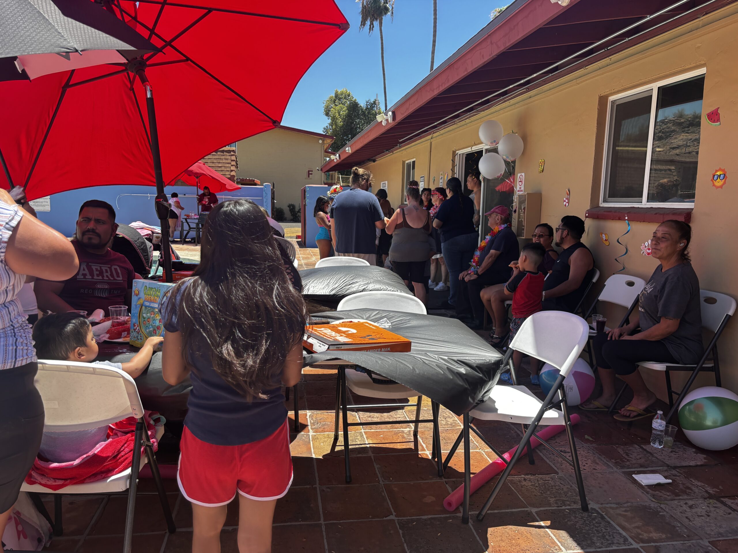 Neighbors and families together at the North Mountain Foothills Summer Party